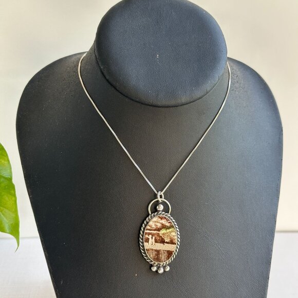 Jacqueline Smiley Sterling Pendant Necklace - Picture 9 of 14